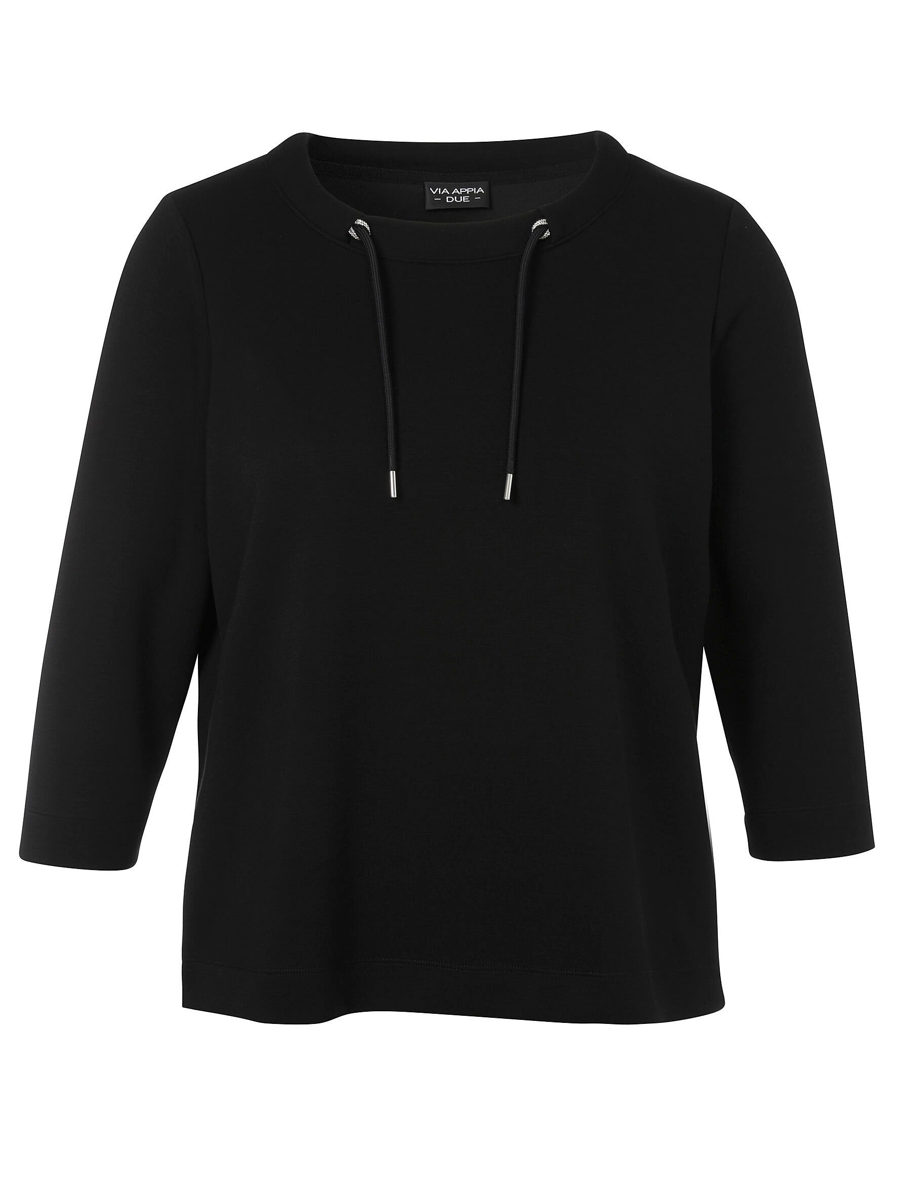 Sweatshirt aus Jersey - 100 - Schwarz