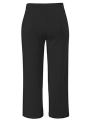 Jerseyhose Straight Leg - 100 - Schwarz