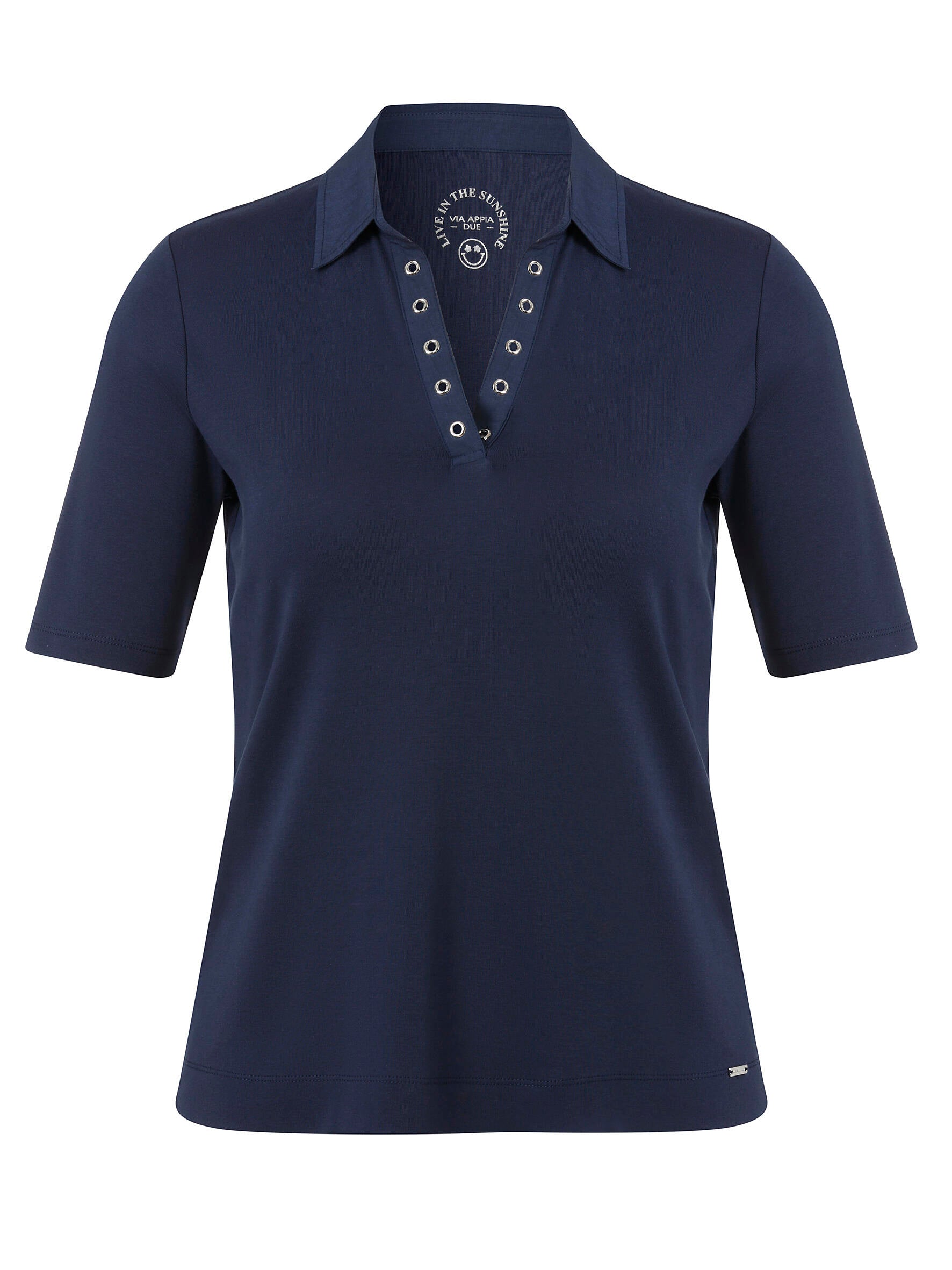 Poloshirt aus Baumwolle - 820 - Blau