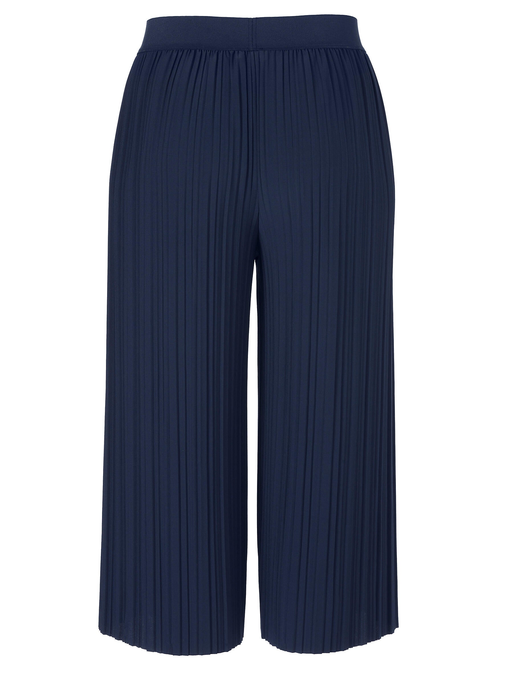 Plisseehose Wide Leg - 820 - Blau