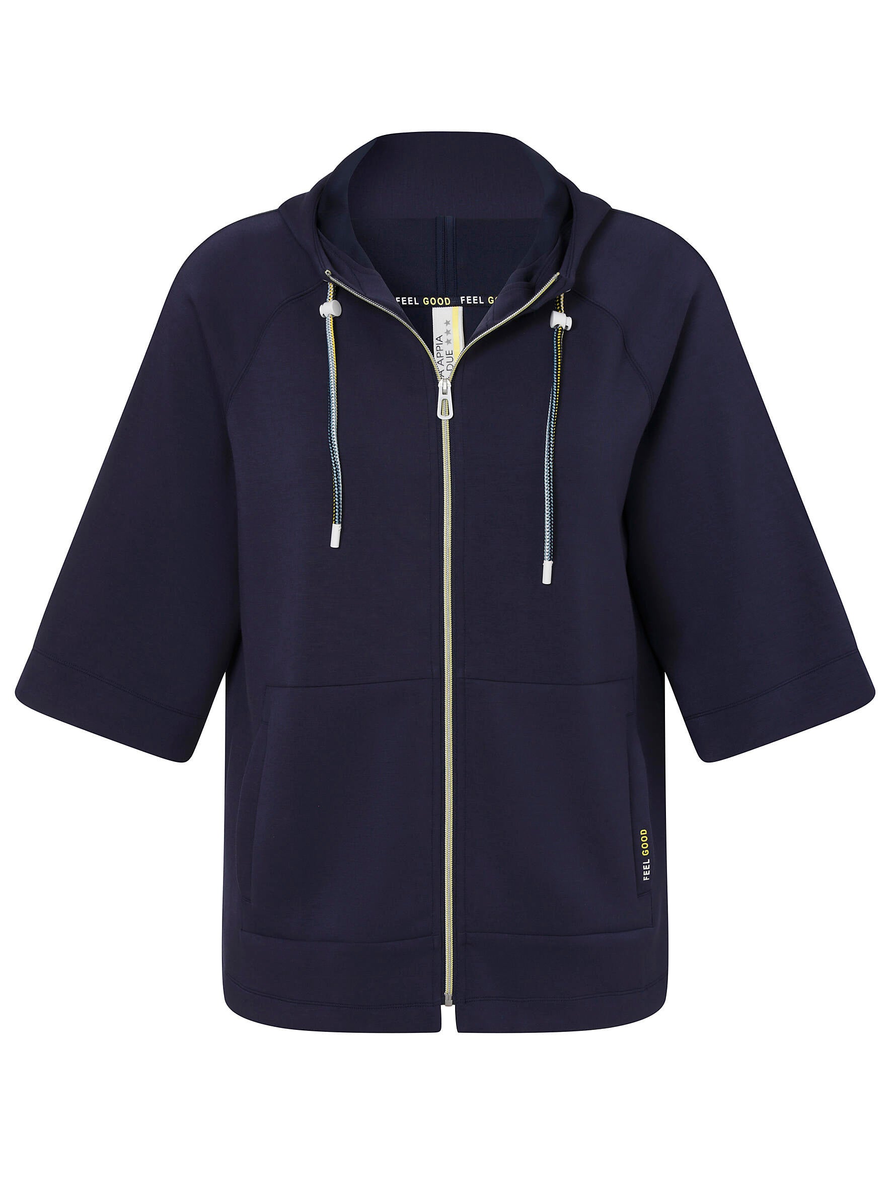 Sweatjacke mit Kapuze - 823 - Blau