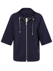 Sweatjacke mit Kapuze - 823 - Blau