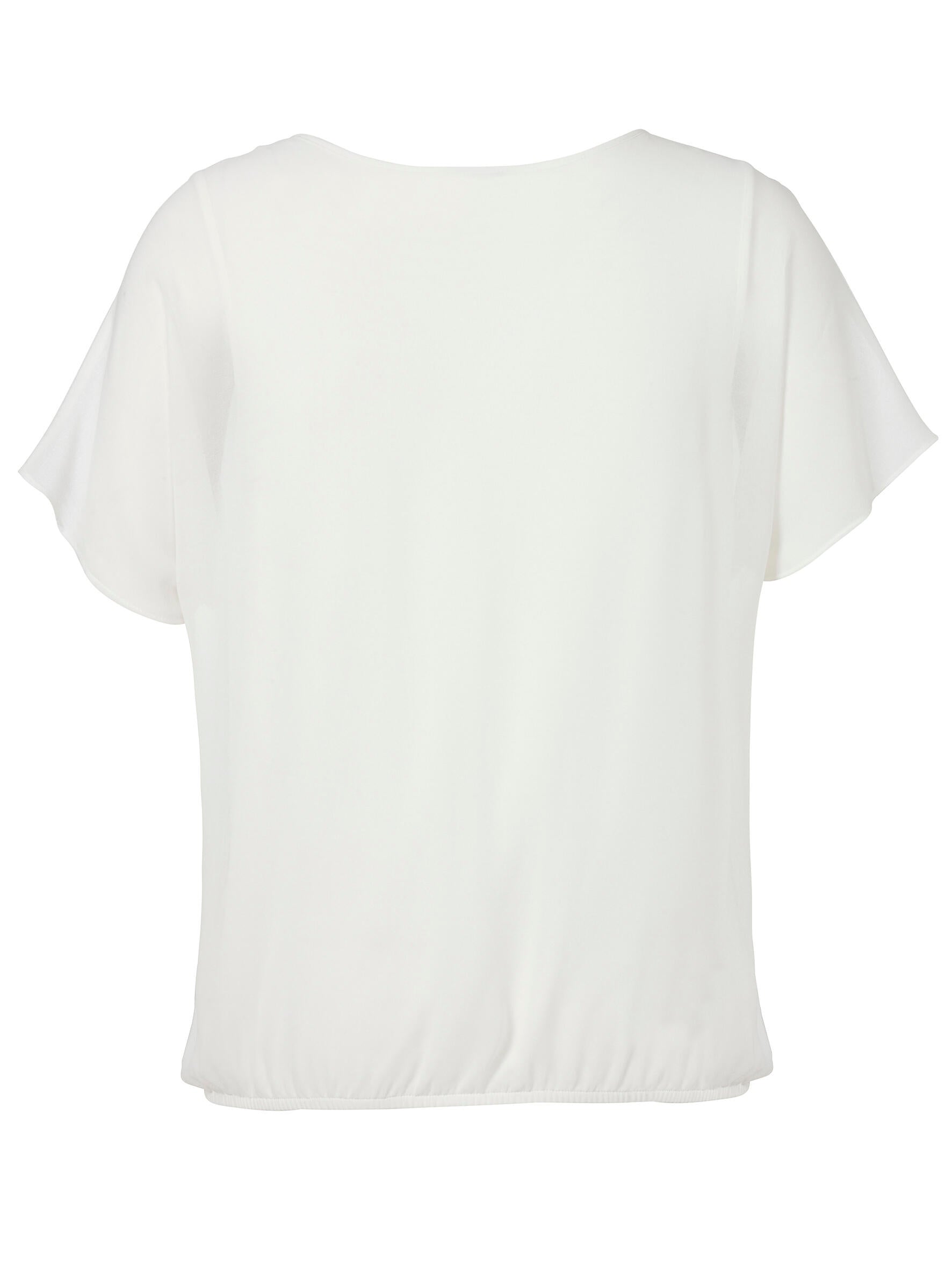 T-Shirt aus Viskosemix - 953 - Weiß