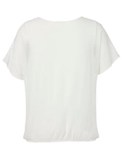 T-Shirt aus Viskosemix - 953 - Weiß