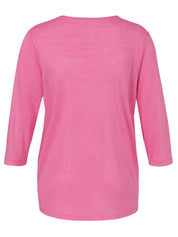 Strickjacke aus Viskosemix - 660 - Pink