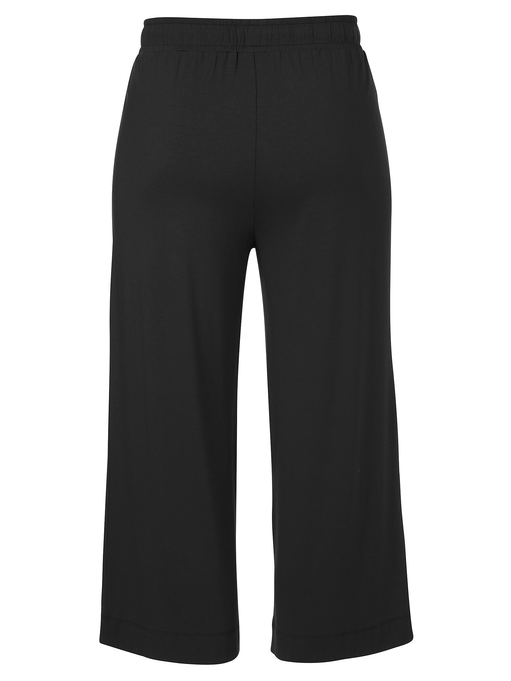 Stoffhose Wide Leg - 100 - Schwarz