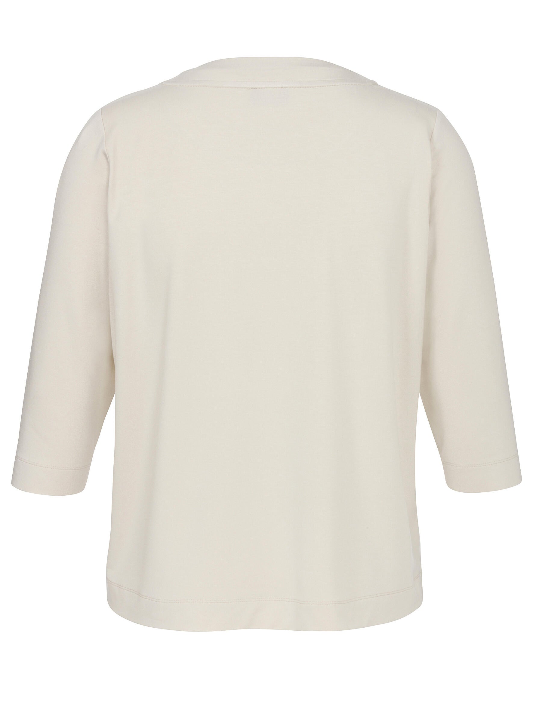 Sweatshirt Rundhals 3/4 Arm - 780-champagner - Beige