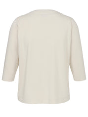 Sweatshirt Rundhals 3/4 Arm - 780-champagner - Beige