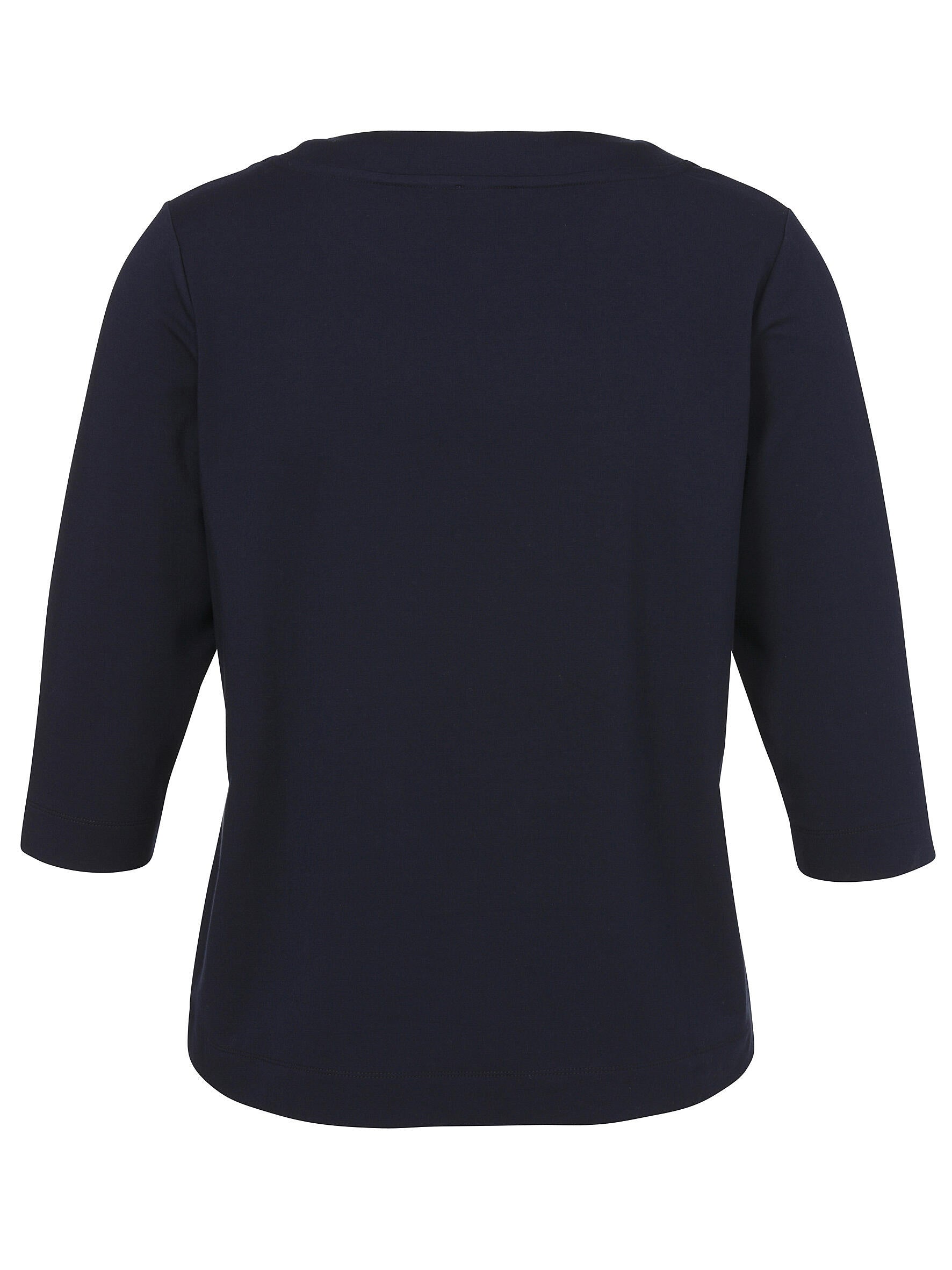 Sweatshirt Rundhals 3/4 Arm - 800-dunkelblau - Blau