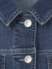 Jeansjacke - 849-jeans mittelblau - Blau