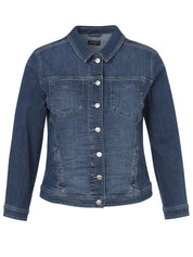 Jeansjacke - 849-jeans mittelblau - Blau