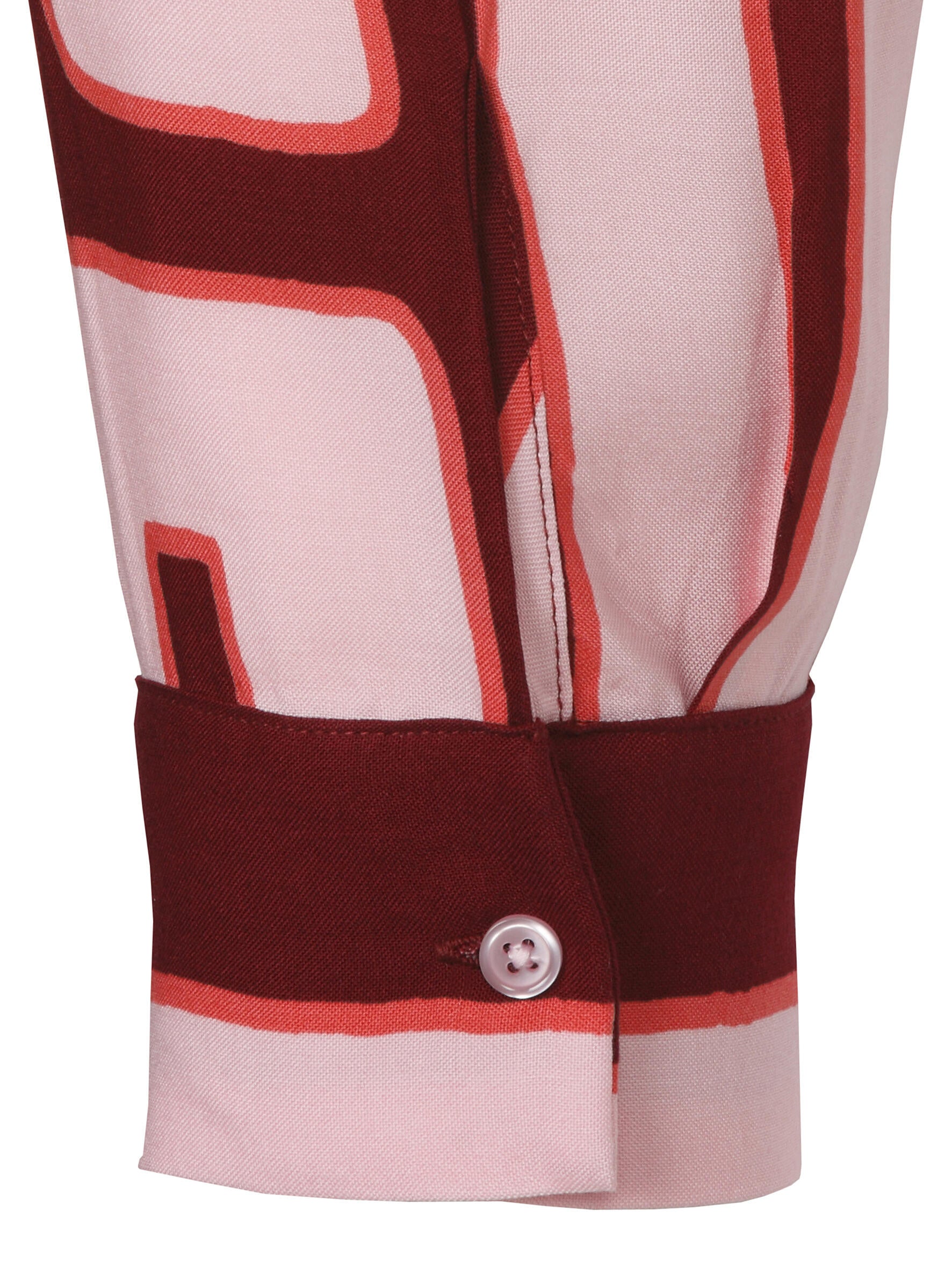 Bluse aus Viskose - 613-beere multicolor - Rosa
