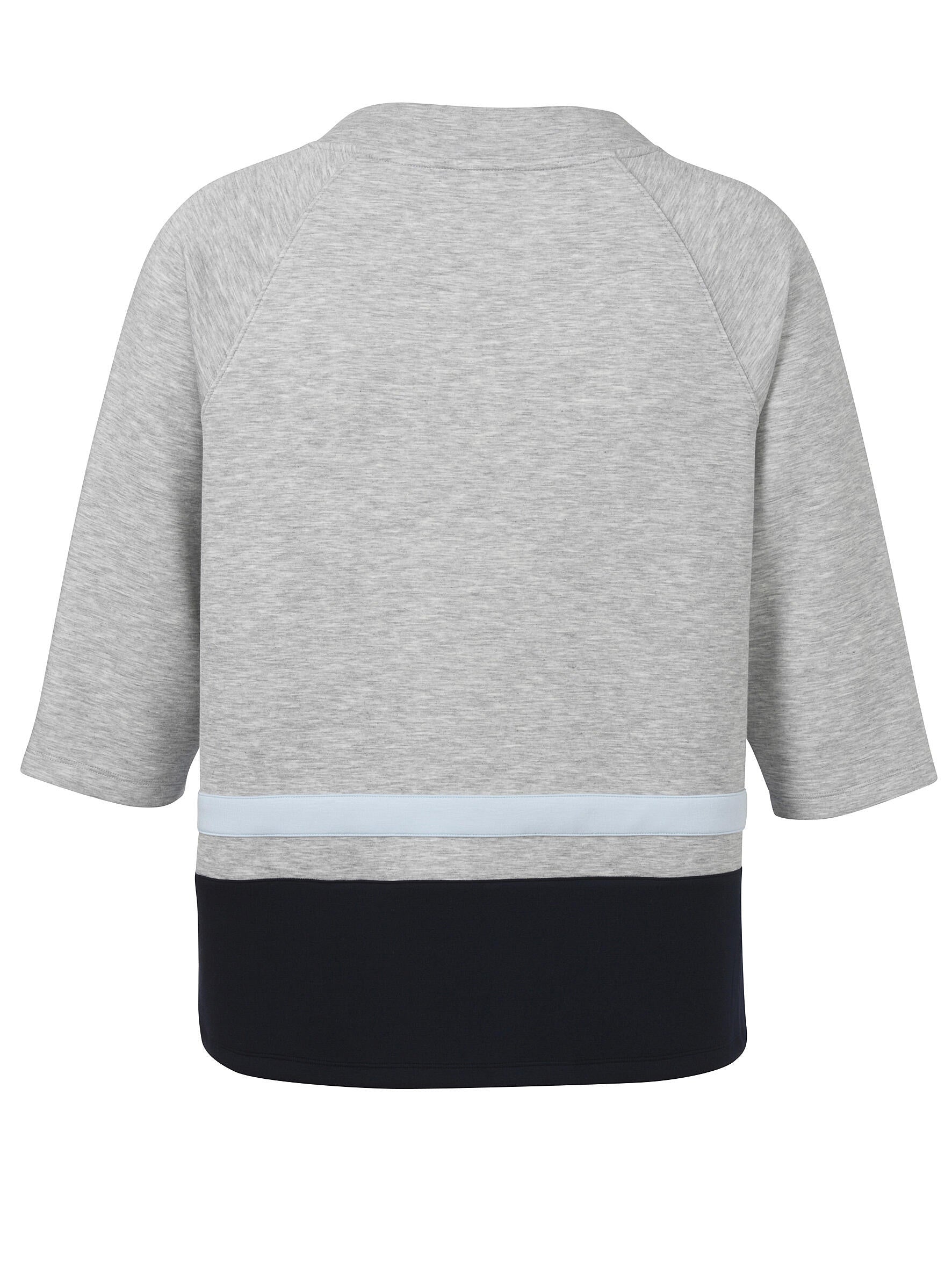 Sweatshirt aus Viskosemix - 173-silber multicolor - Grau