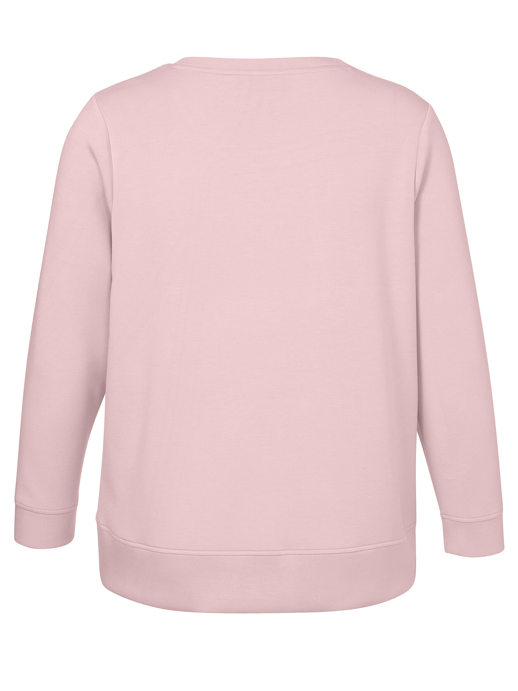 Sweatshirt aus Viskosemix - 670-rosa - Rosa