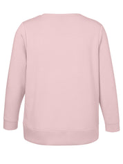 Sweatshirt aus Viskosemix - 670-rosa - Rosa