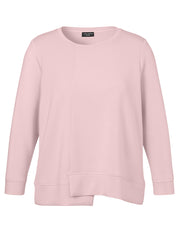 Sweatshirt aus Viskosemix - 670-rosa - Rosa