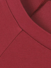 T-Shirt aus Viskose - 610-beere - Rot