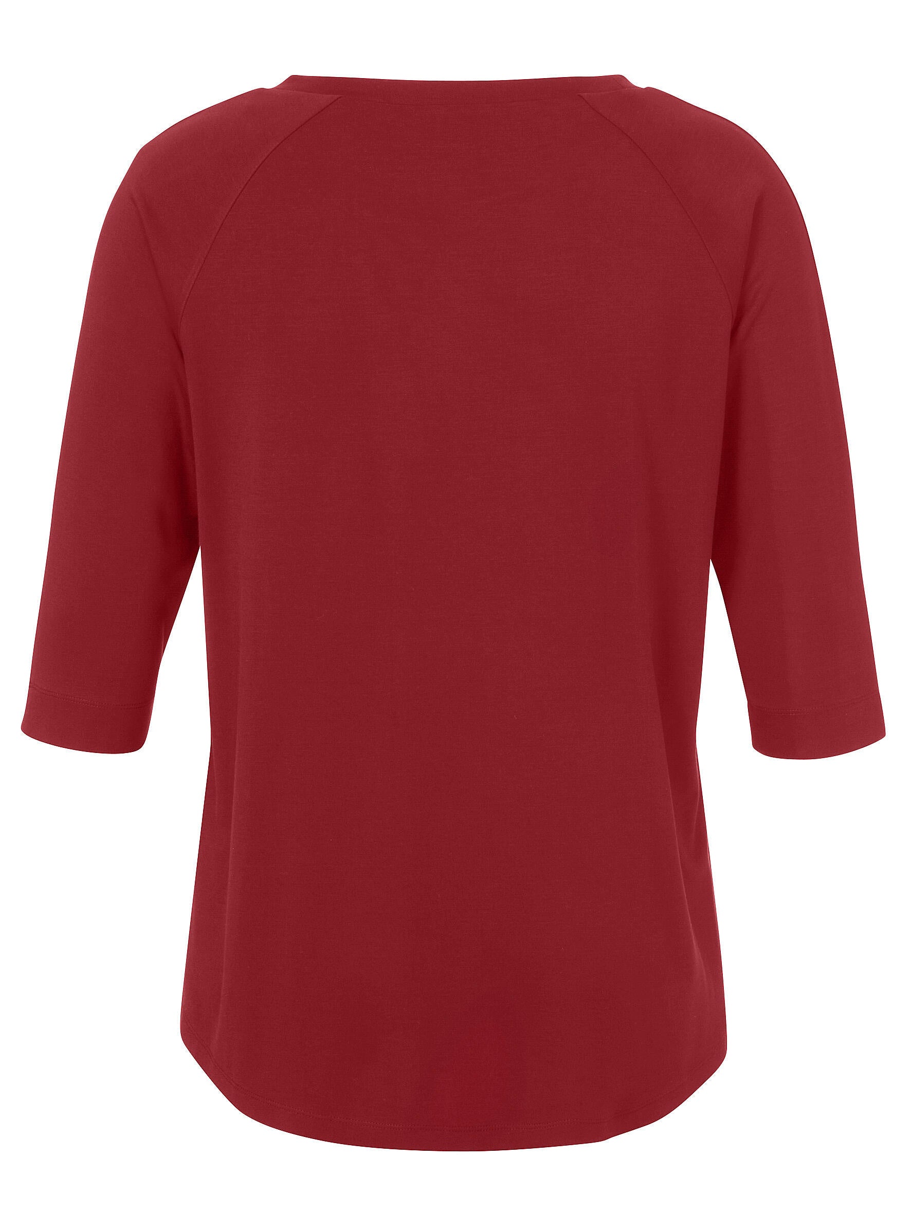 T-Shirt aus Viskose - 610-beere - Rot