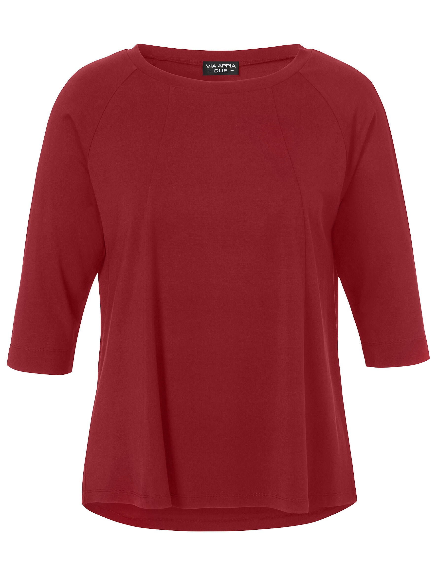 T-Shirt aus Viskose - 610-beere - Rot