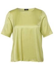 T-Shirt-Bluse aus Viskose - 580-lime - Grün