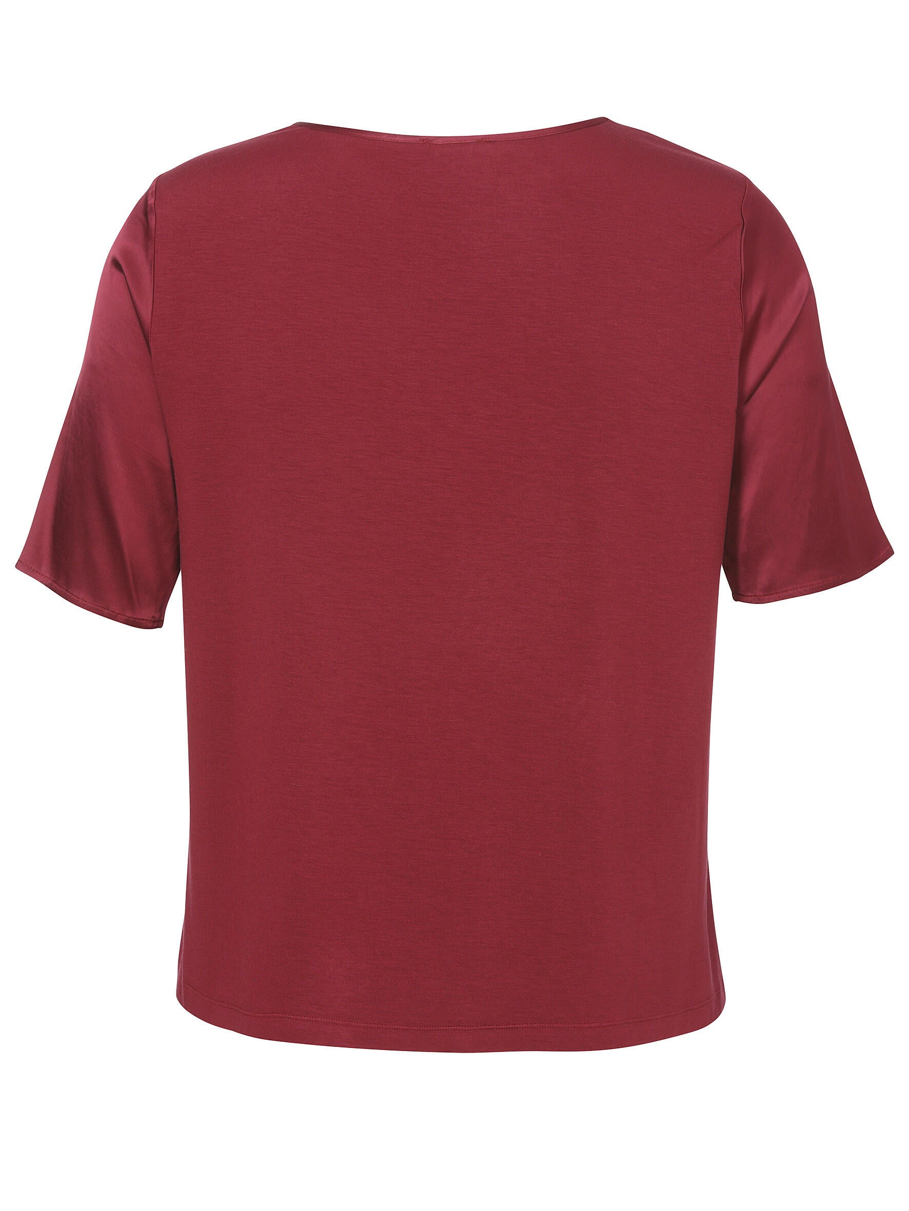 T-Shirt-Bluse aus Viskose - 610-beere - Rot