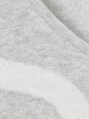 Strickpullover aus Baumwolle - 171950-silber melange /ecru - Grau