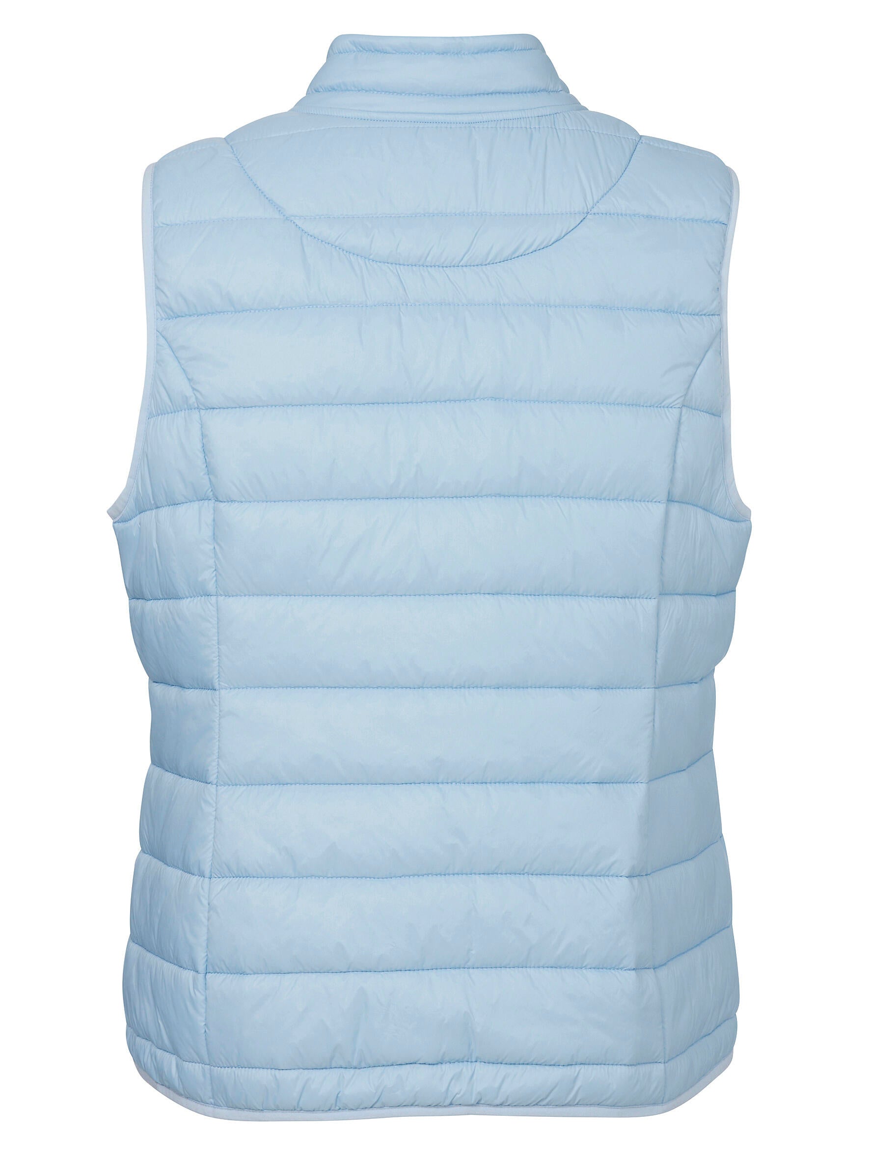 Weste mit Stehkragen - 880-eisblau - Blau