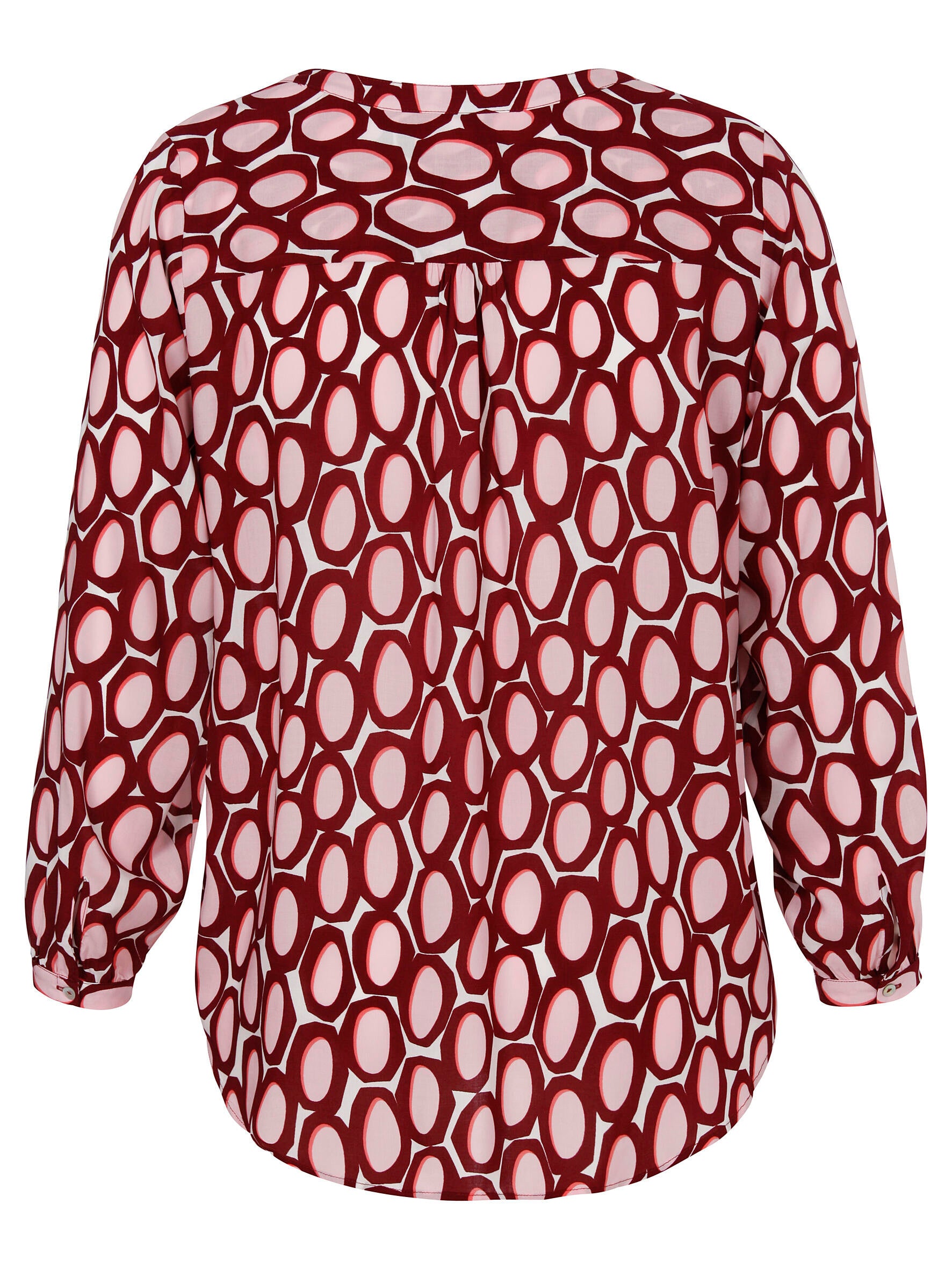 Bluse gemustert - 613-beere multicolor - Violett