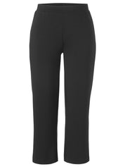 Freizeithose Wide Leg - 100-schwarz - Schwarz
