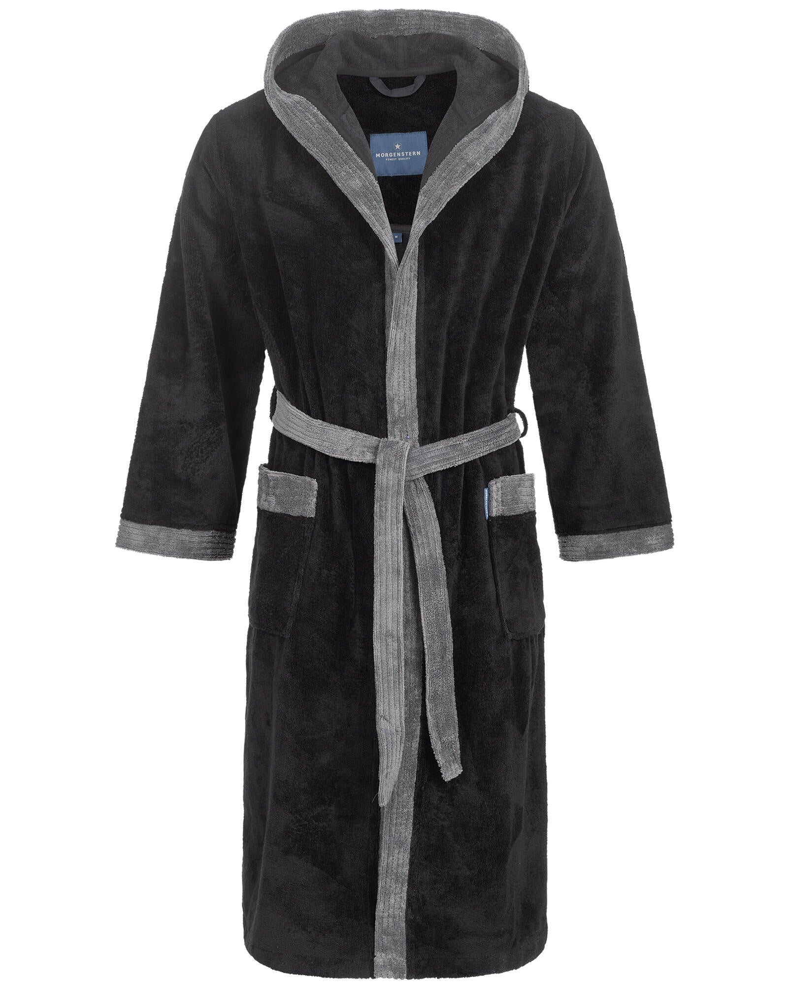 Bademantel ELIO - 4-schwarz - Schwarz