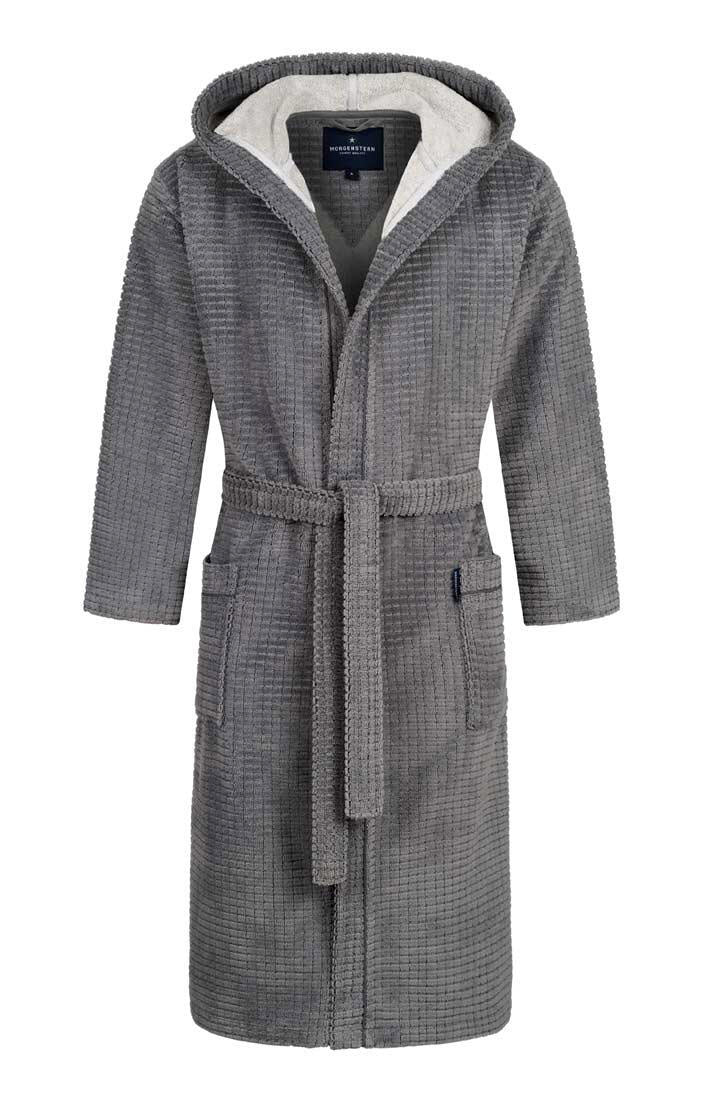 Bademantel PHIL - 22-dunkelgrau - Grau