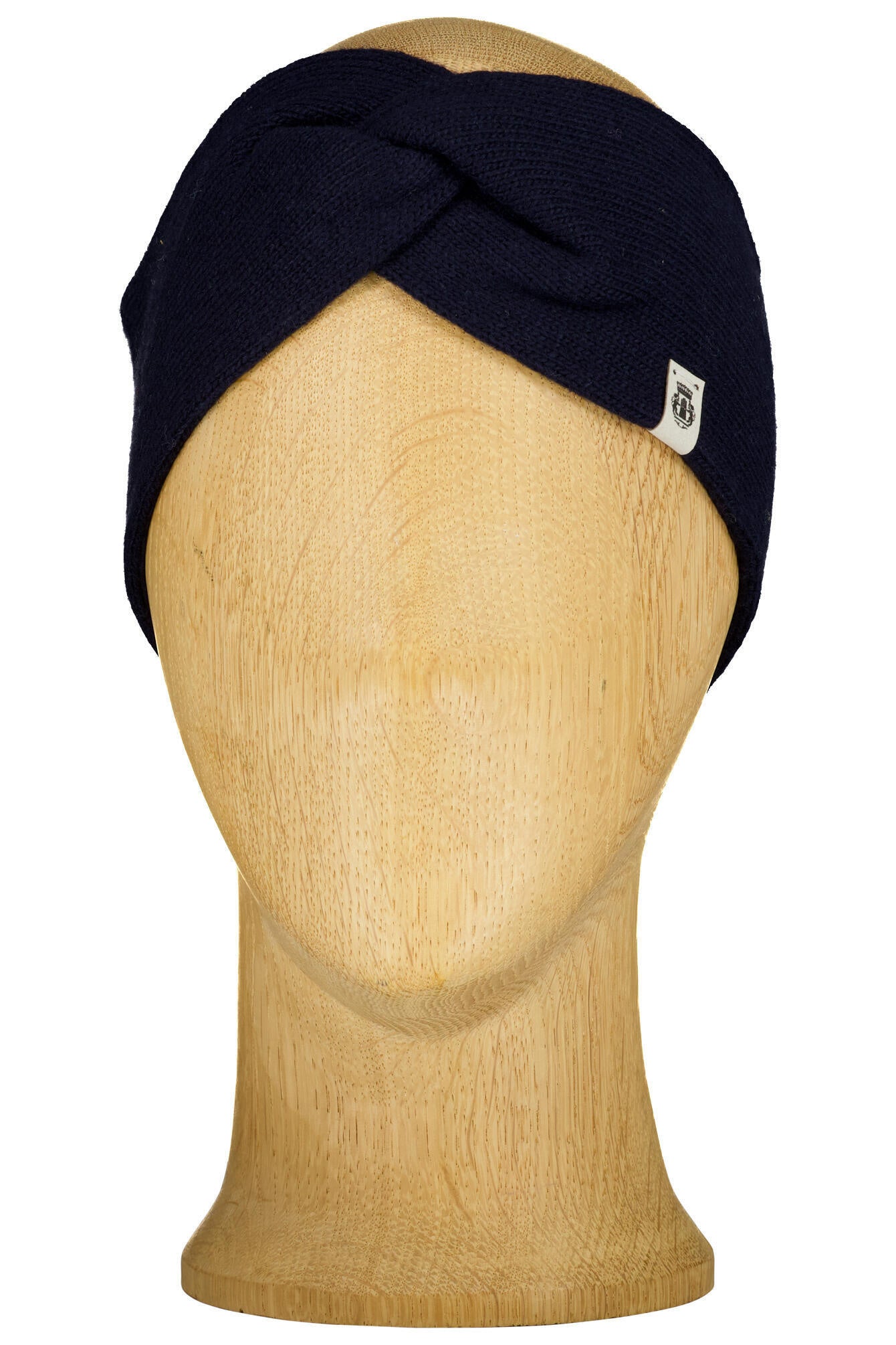 Stirnband mit Wollanteil - 590 - Blau