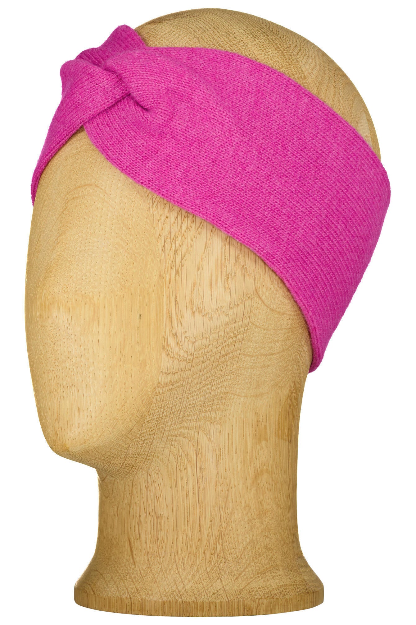 Stirnband mit Wollanteil - 310 - Pink