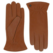 Lederhandschuhe - 7600-saddlebrown - Beige