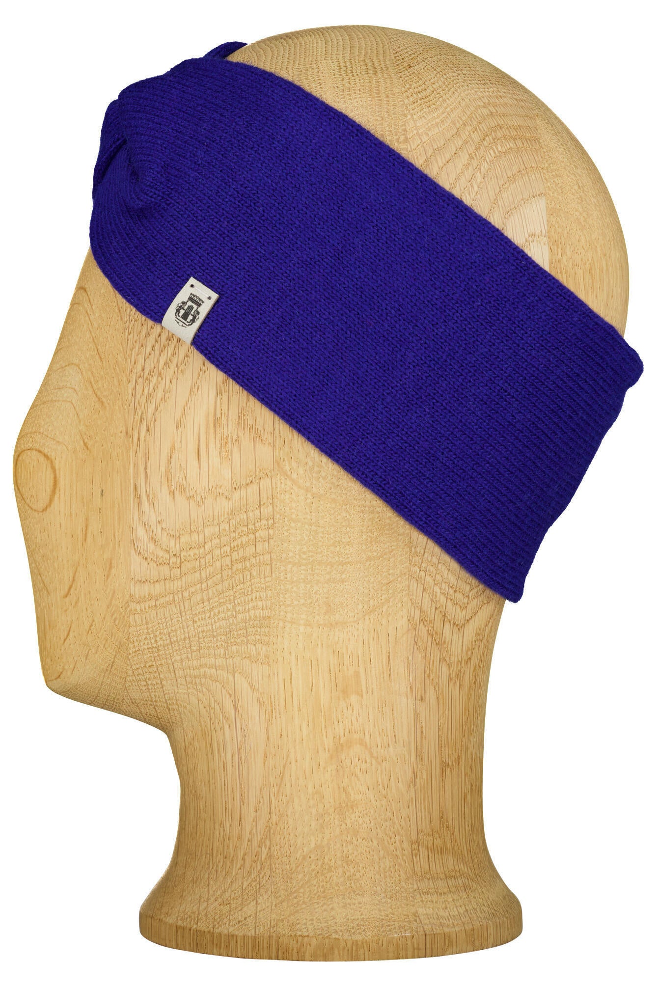 Stirnband mit Wollanteil - 550 - Blau