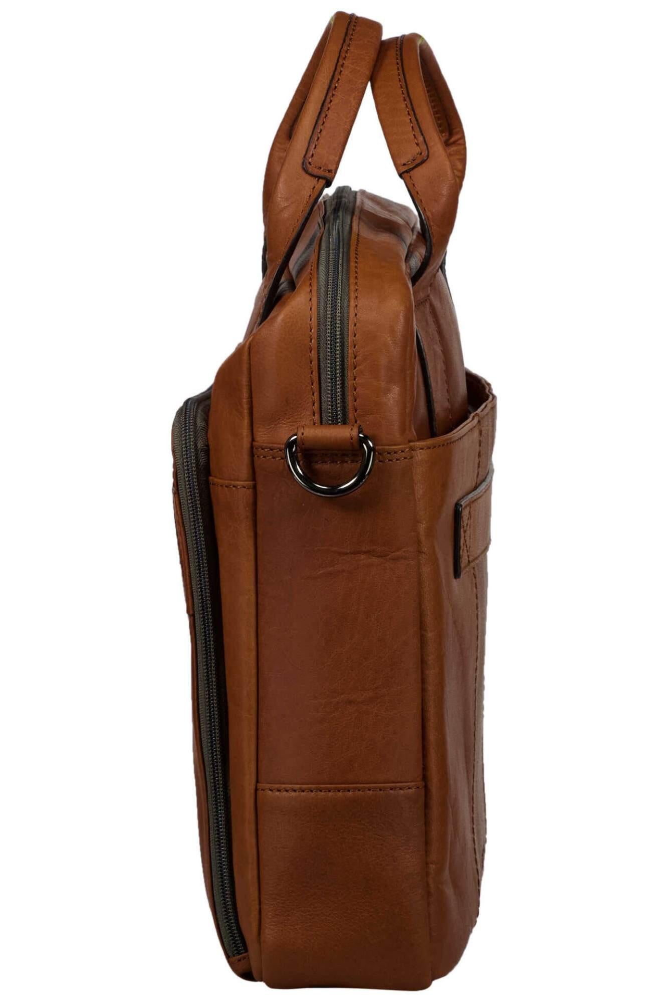 Briefcase - 703-cognac - Braun