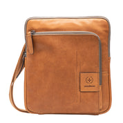 Schultertasche - 703-cognac