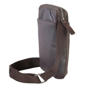 Schultertasche Brick Lane - 702-darkbrown - Braun