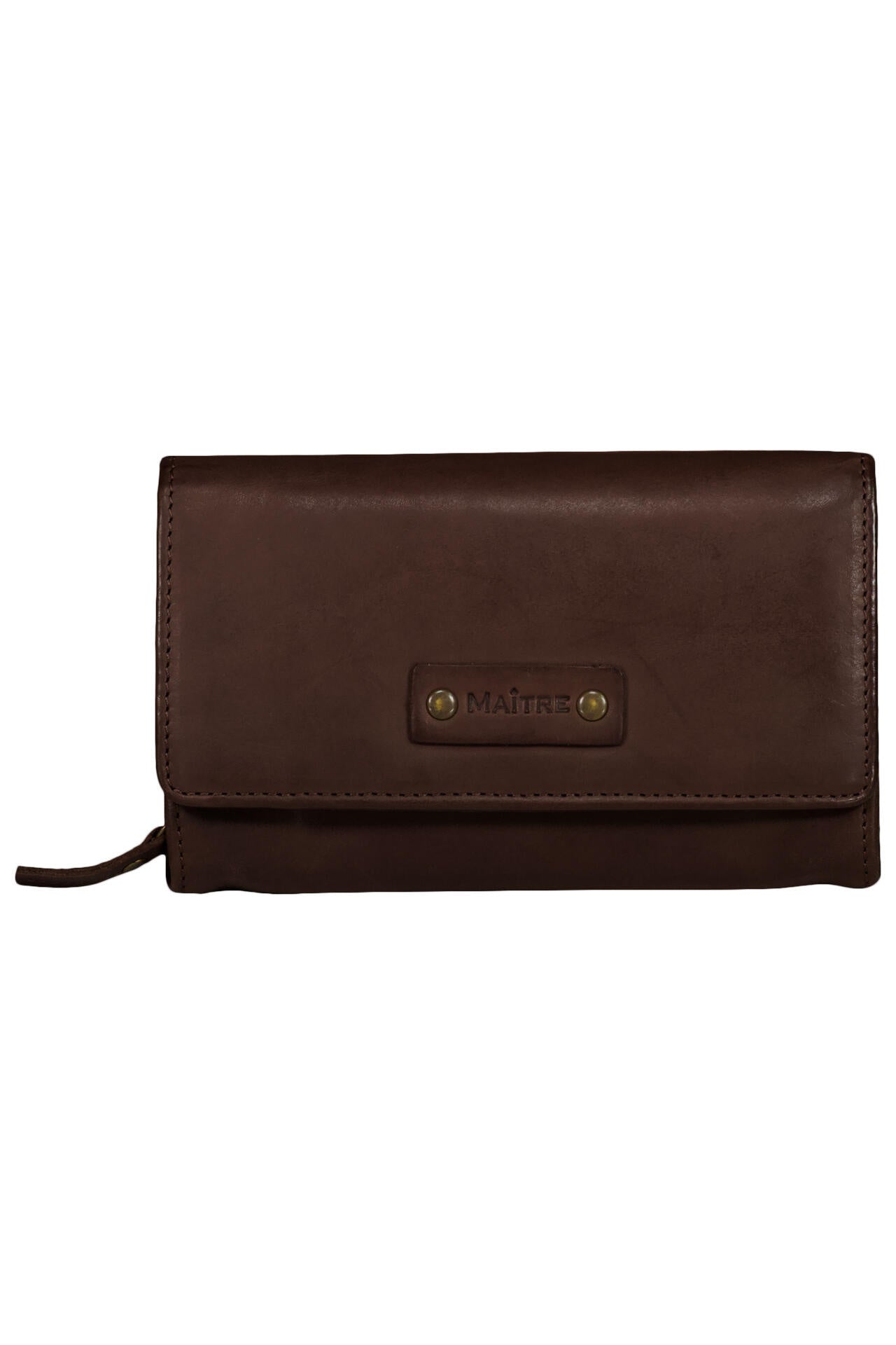 Geldbörse mit RFID Schutz - 702-darkbrown - Braun