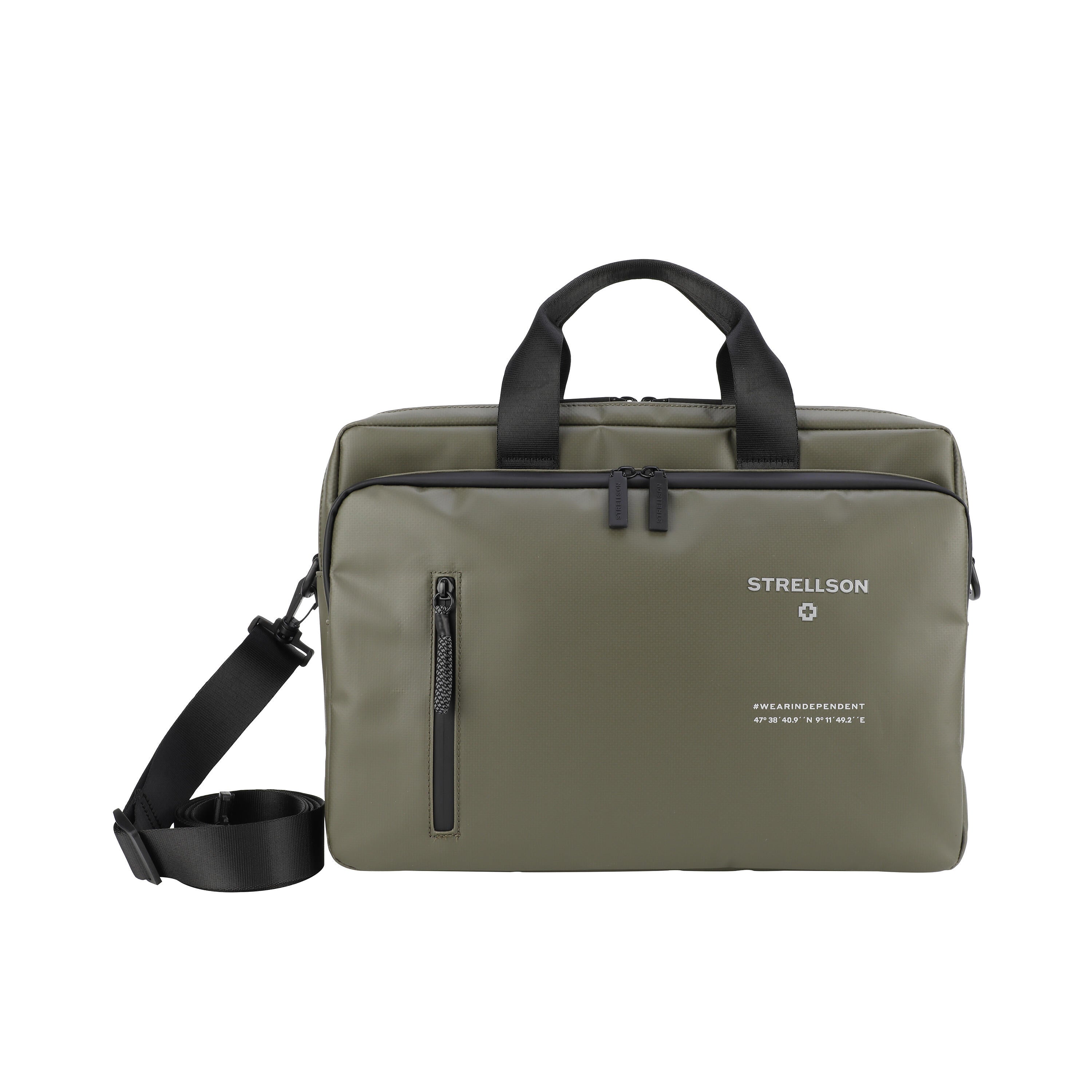 Aktentasche mit Laptopfach - 603-khaki - Grün