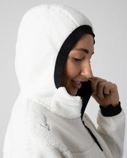 Funktionsjacke - 80-foggy white - Creme