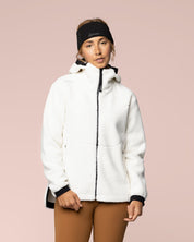 Funktionsjacke - 80-foggy white - Creme