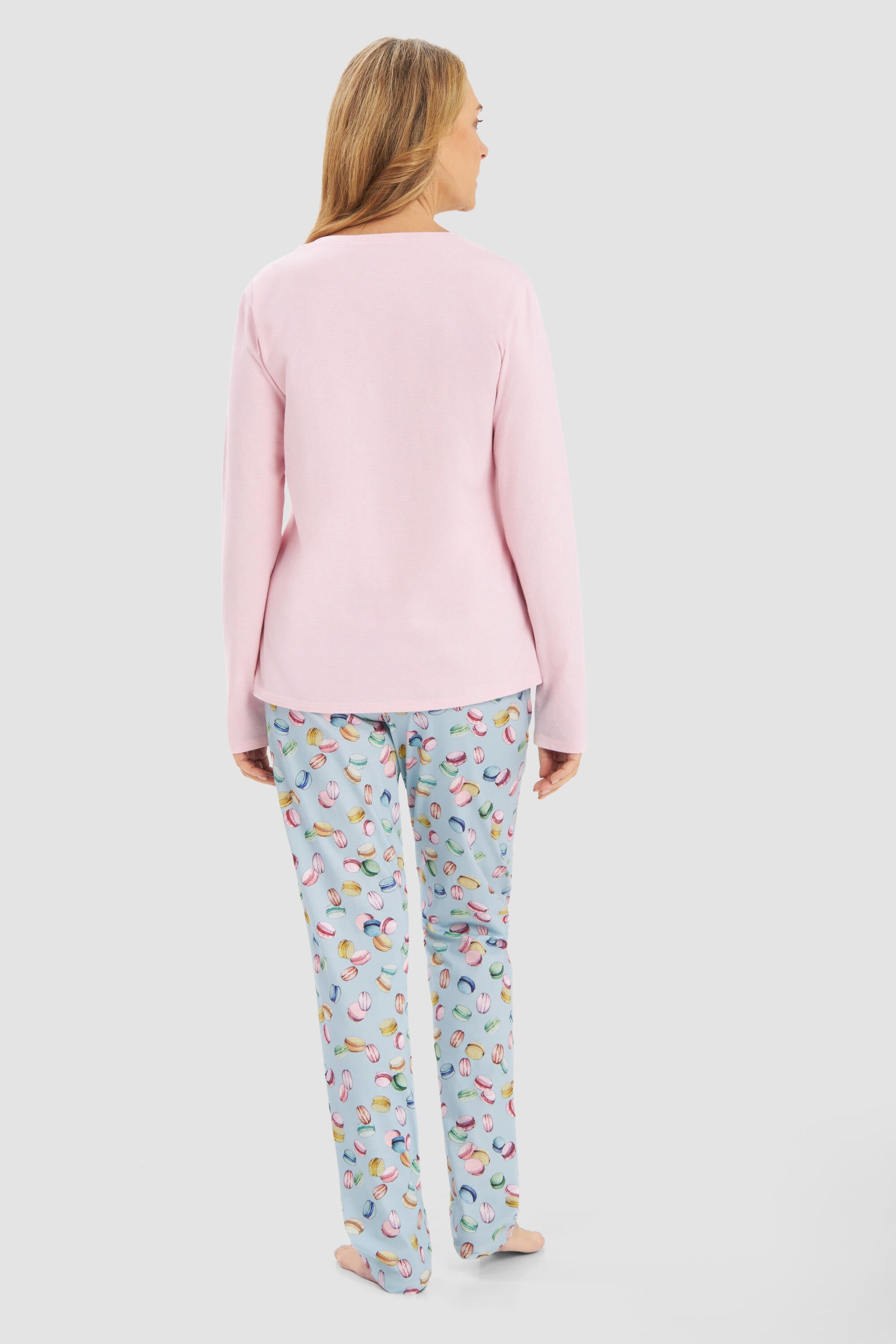 Schlafshirt aus Baumwolle - 16380 - Rosa