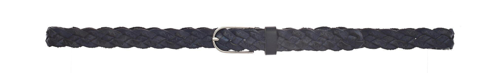 Gürtel geflochten - 0480-marine - Blau