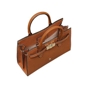 Handtasche FARAH M - 0035-COGNAC BROWN - Braun