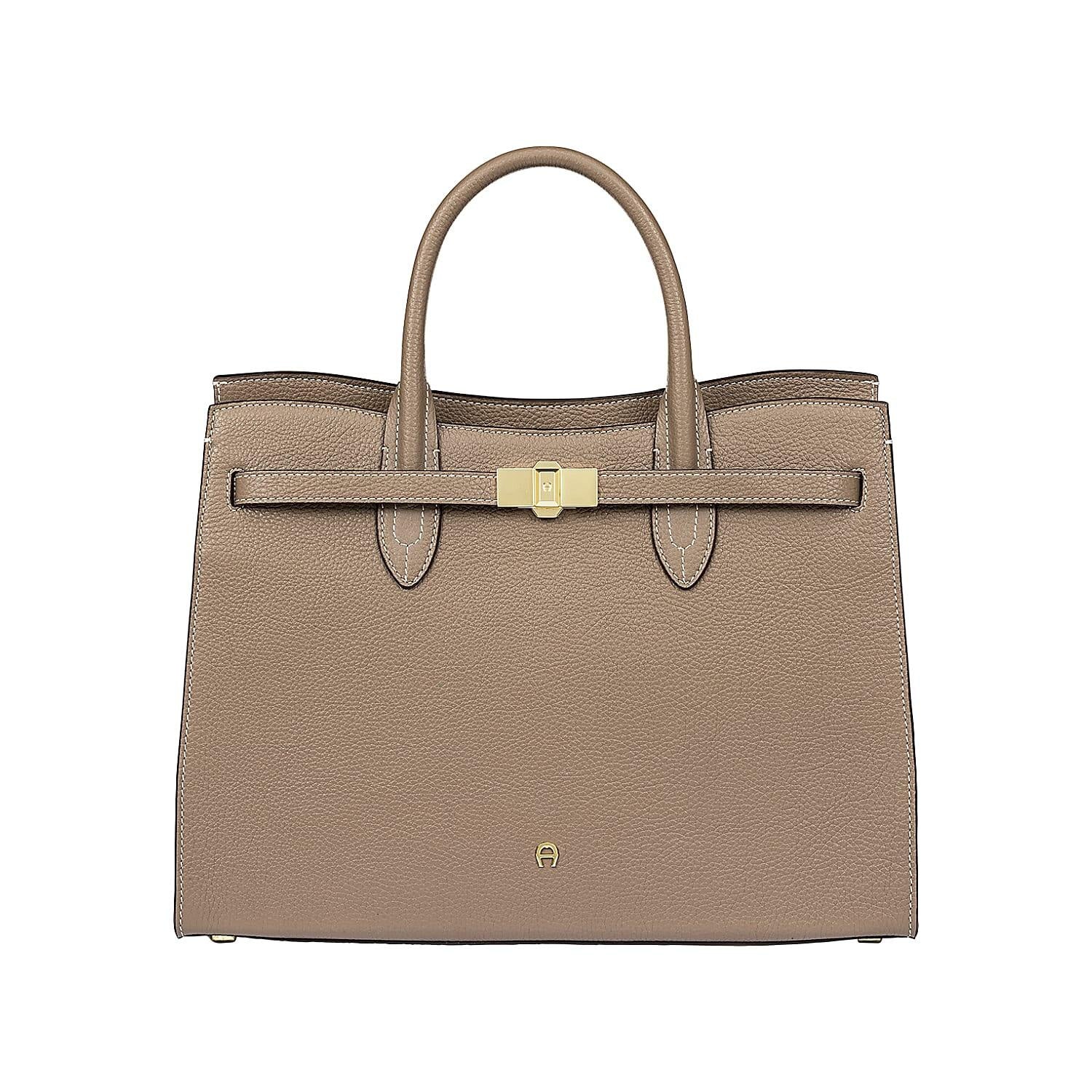 Handtasche FARAH L - 0072-TAUPE - Grau