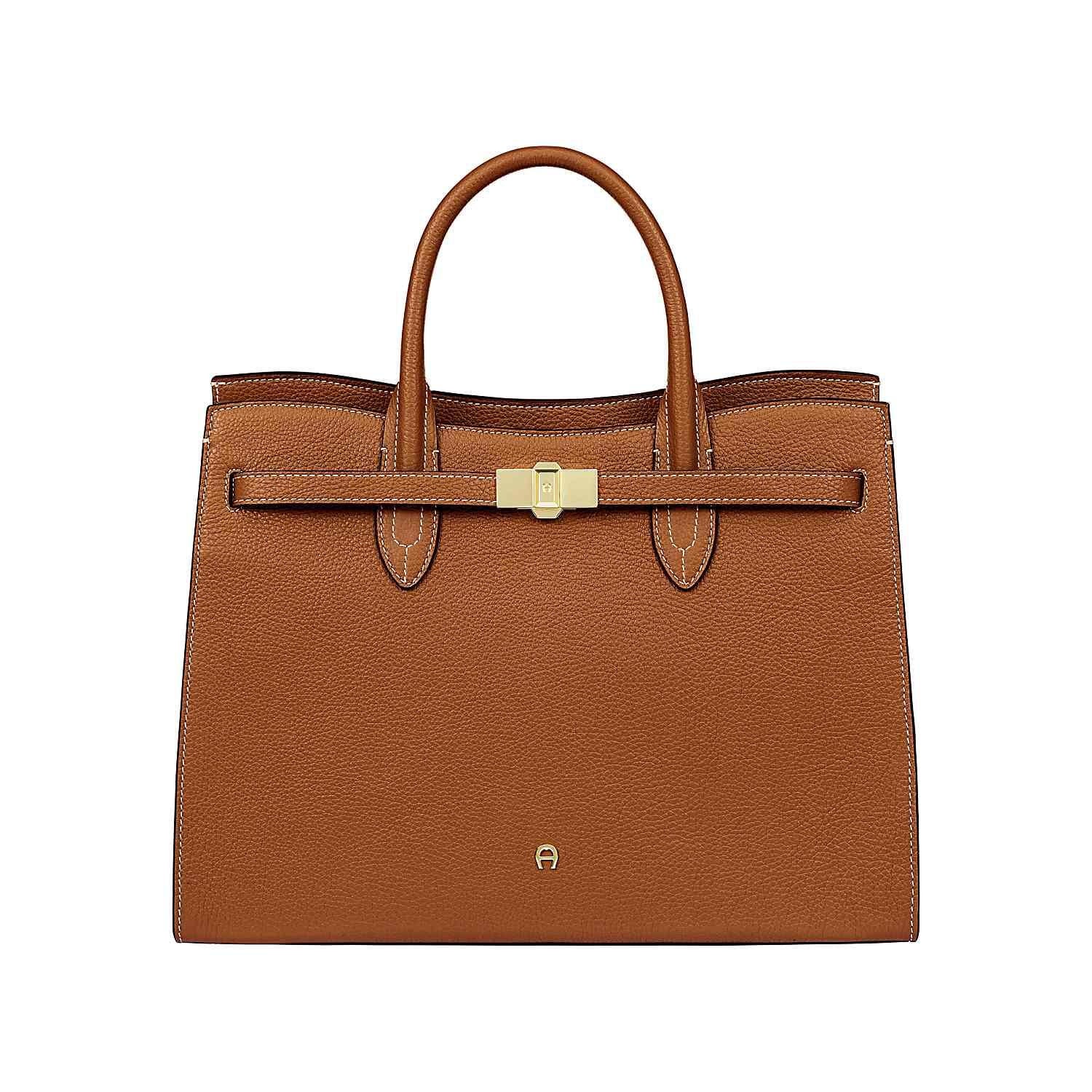 Handtasche FARAH L - 0035-COGNAC BROWN - Braun
