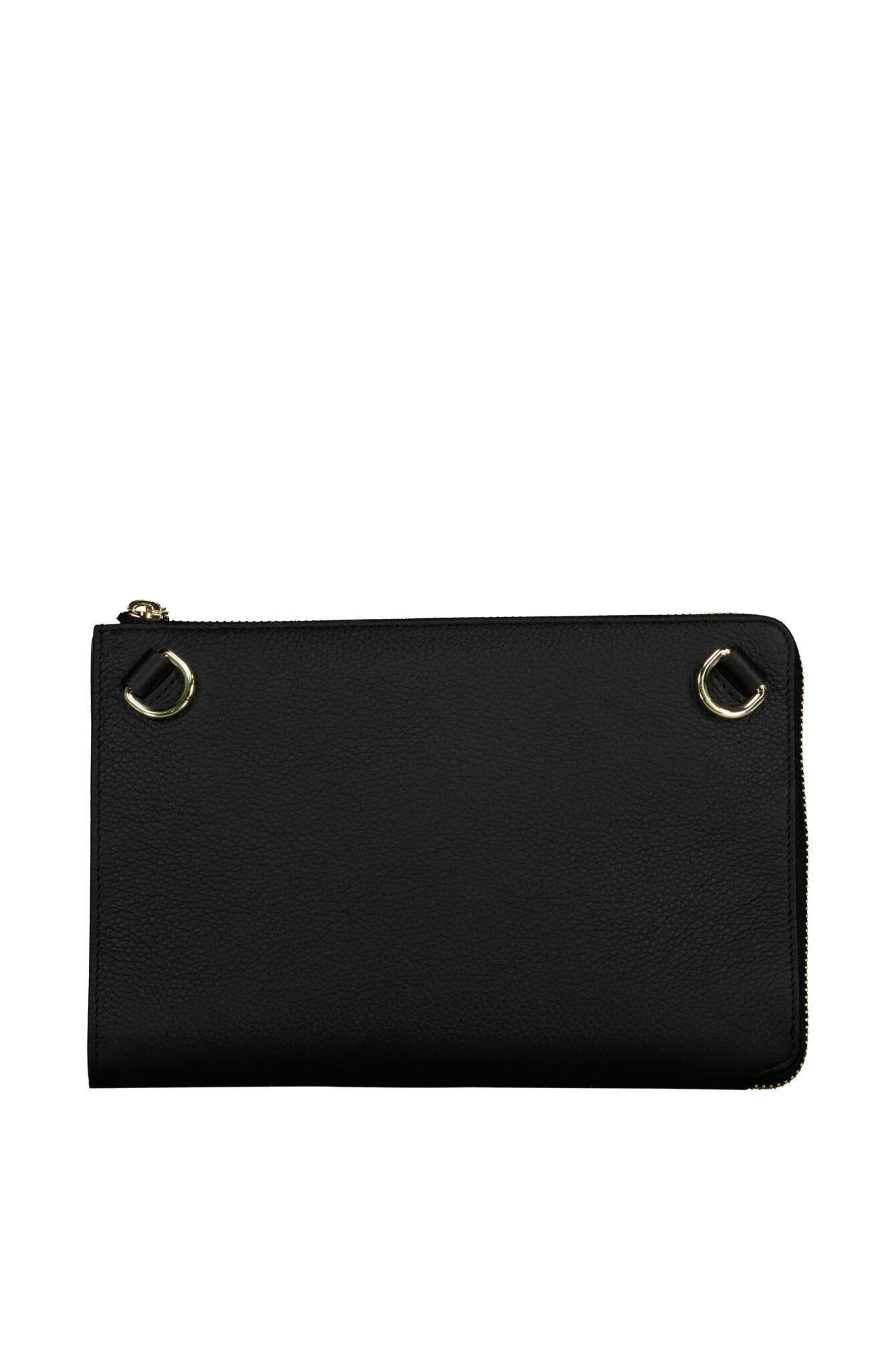 Umhängetasche ZITA schmal - 0004-BLACK COLOURED - Schwarz