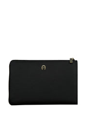 Umhängetasche ZITA schmal - 0004-BLACK COLOURED - Schwarz