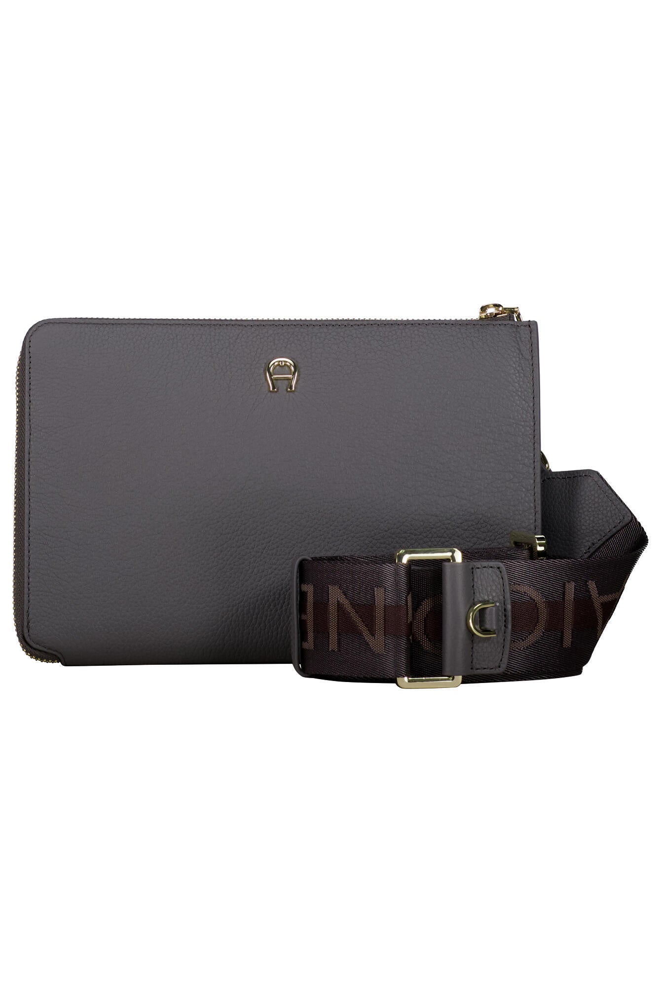 Umhängetasche ZITA schmal - 0824-DIAMOND GREY - Grau